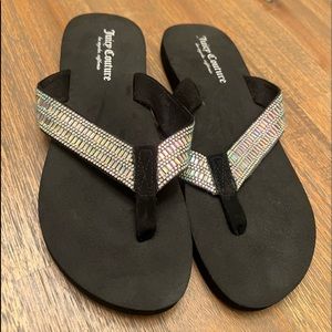 Juicy couture flip flops! NEW!!